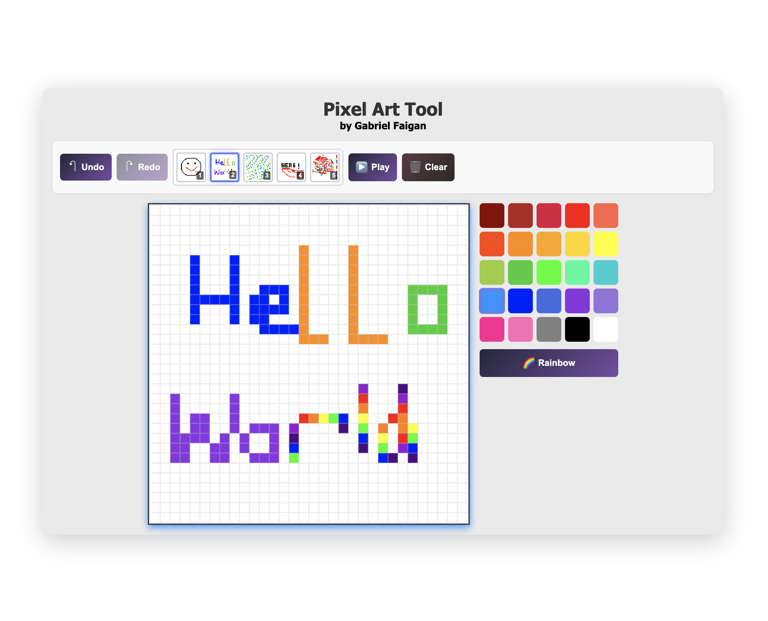 Pixel Art Drawing Tool